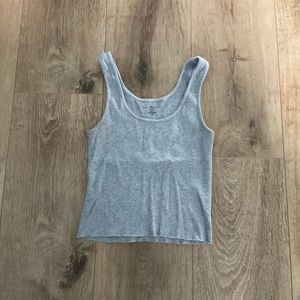 Brandy Melville Gray Cropped Tank